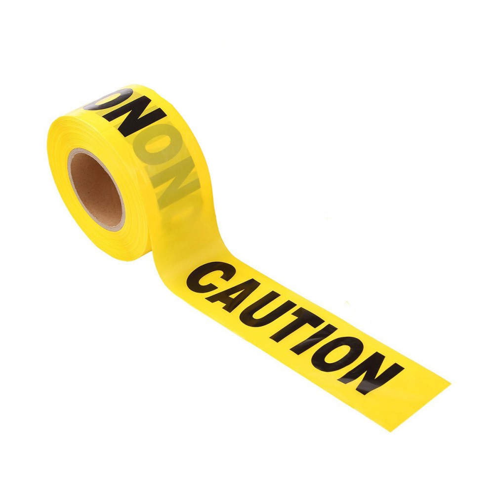 100 M Danger Tape Roll Safety Warning Caution Adhesive Do Not Enter