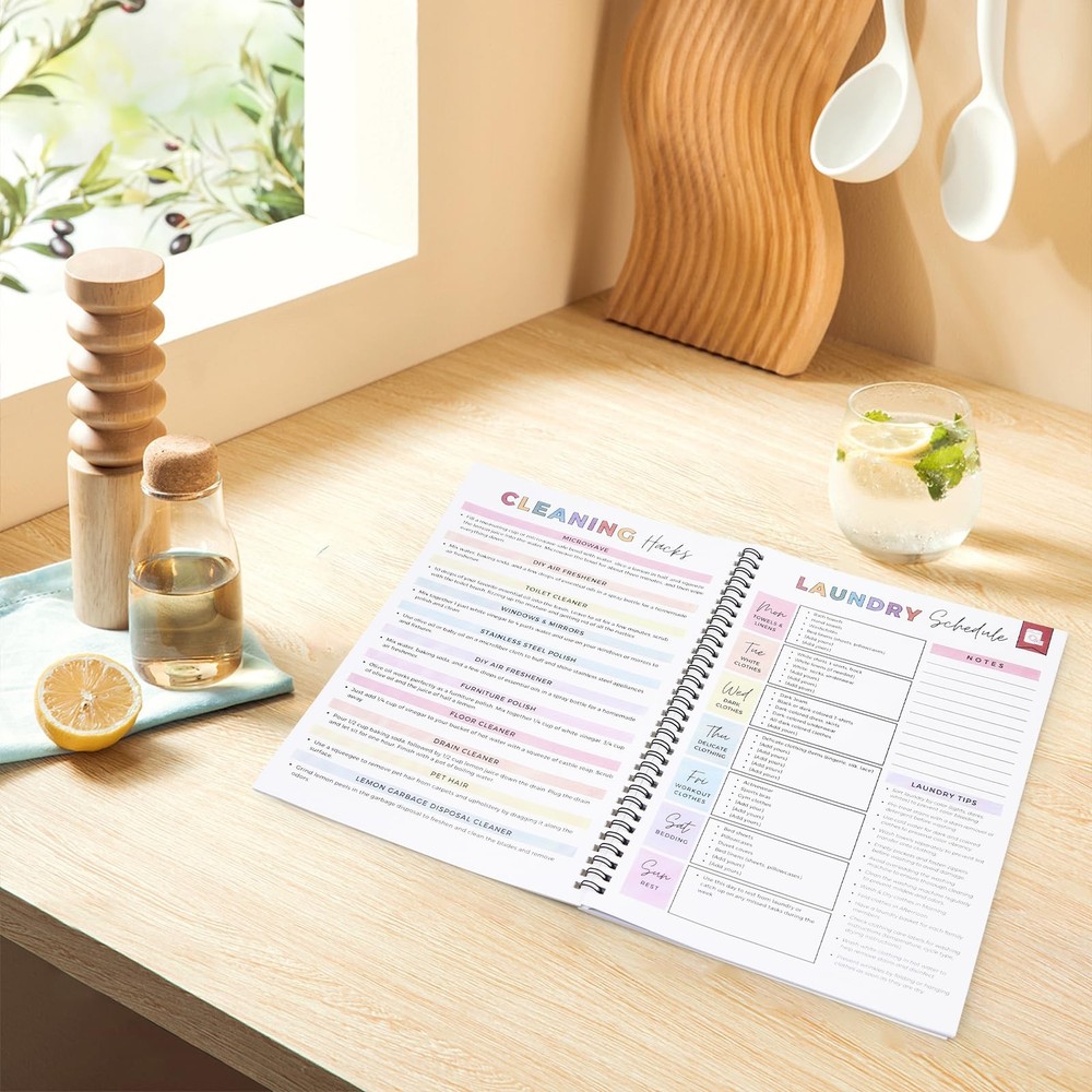 ADHD Cleaning Planner, Cleaning Schedule and Checklist Organizer, Daily Weekl...