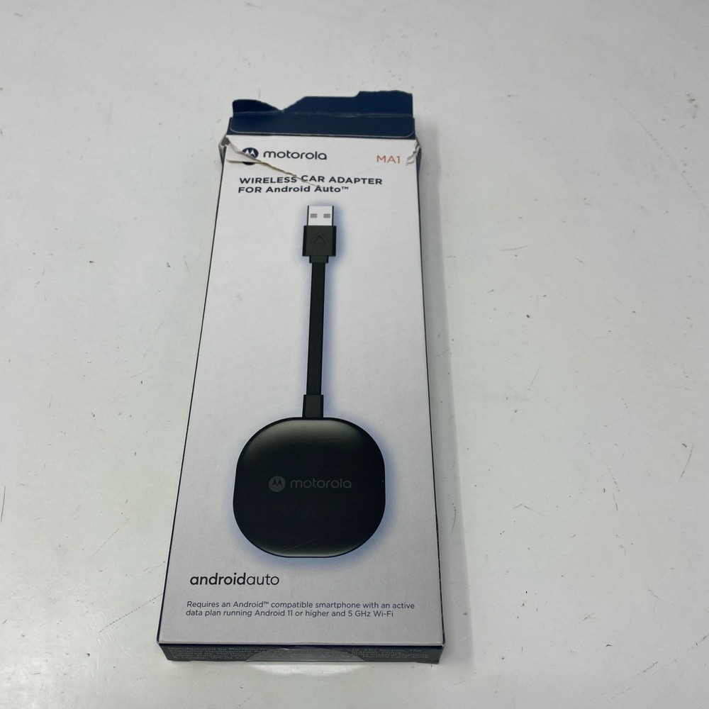Motorola MA1 Wireless Android Auto Adapter USB-A - Black