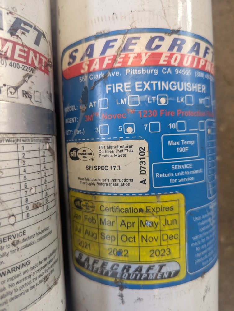 Safecraft LT Series Fire Protection System LT5JAB