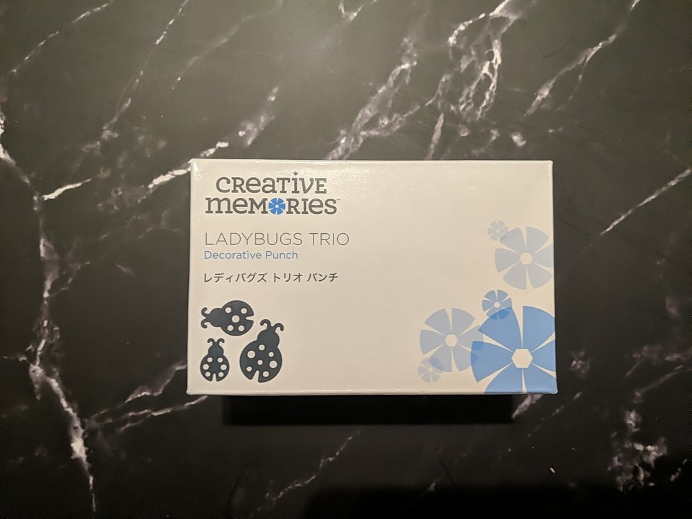 Creative Memories Ladybugs Trio Decorative Punch - 2023 - New