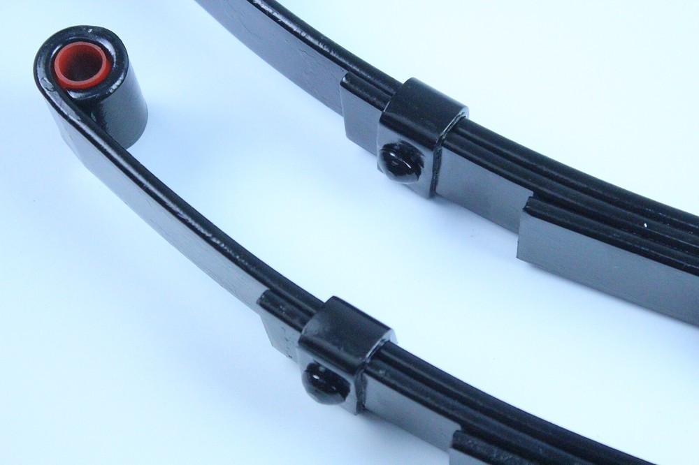 2 Pack Double Eye Trailer Leaf Spring 3 Leaf 20-3/8" Length 1000 Lb Capacity