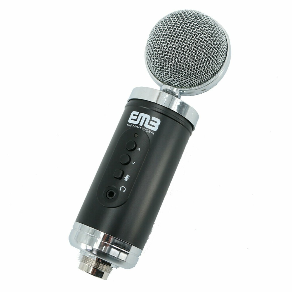 EMC960 Multi Pattern Recording Large Diaphragm Condenser Studio Microphone Black