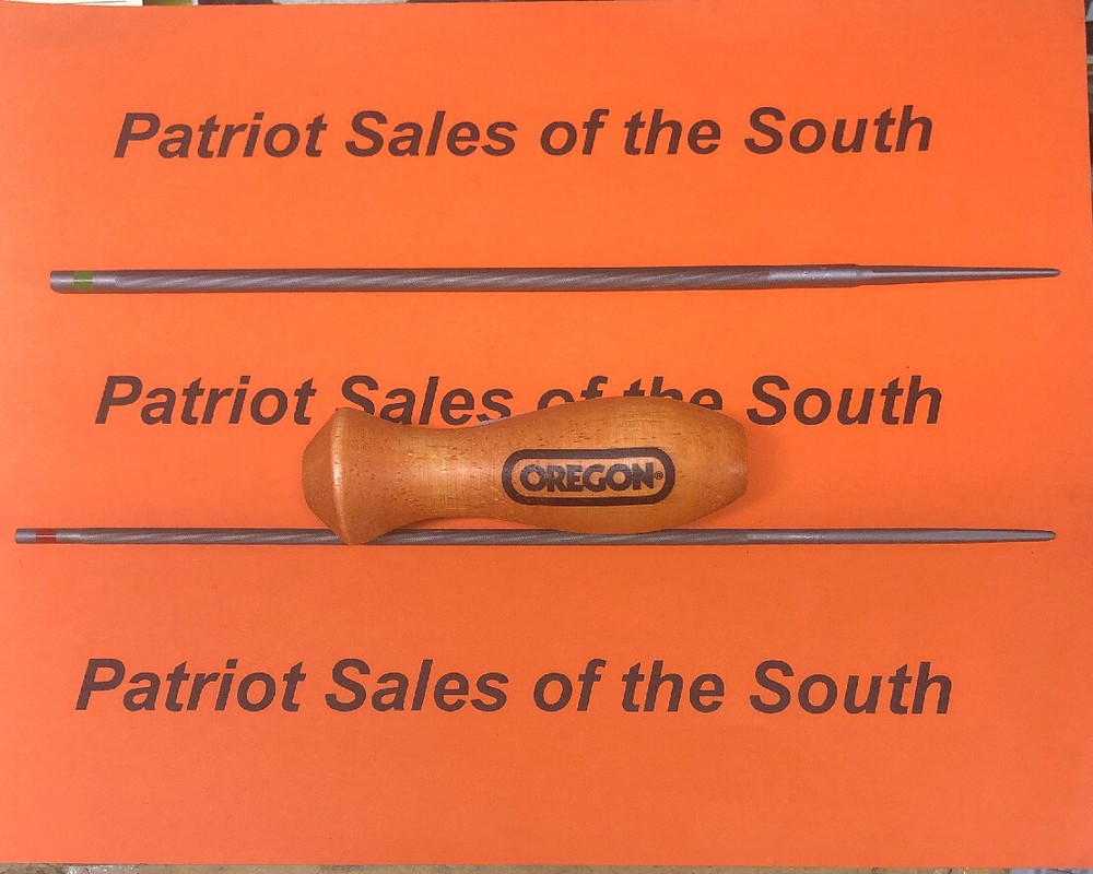 1-Oregon File Handle, 2 Chainsaw Files OREGON,CHIPMASTER read description