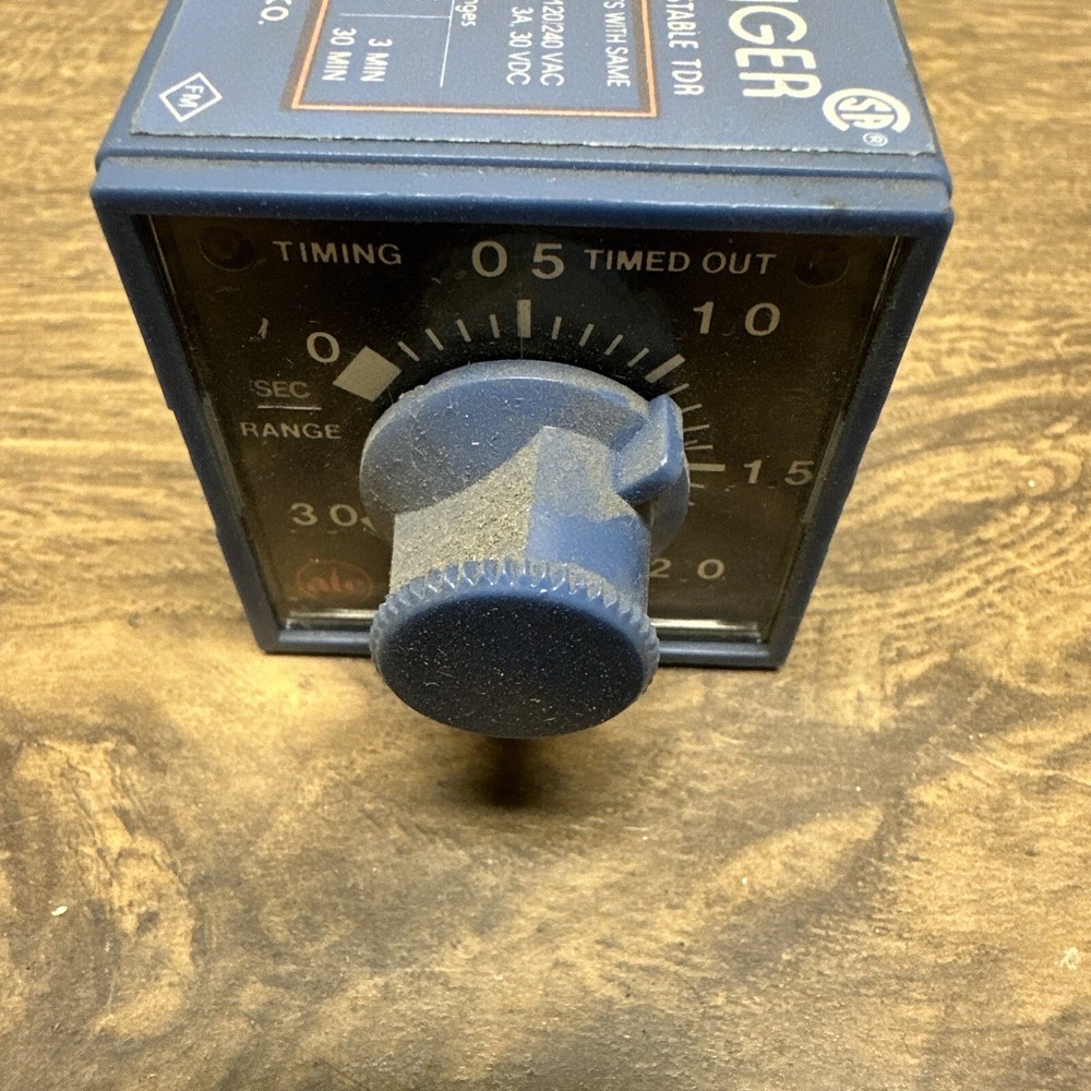 ATC,0319D 016,5 Ranger On Delay Adjustable Timer