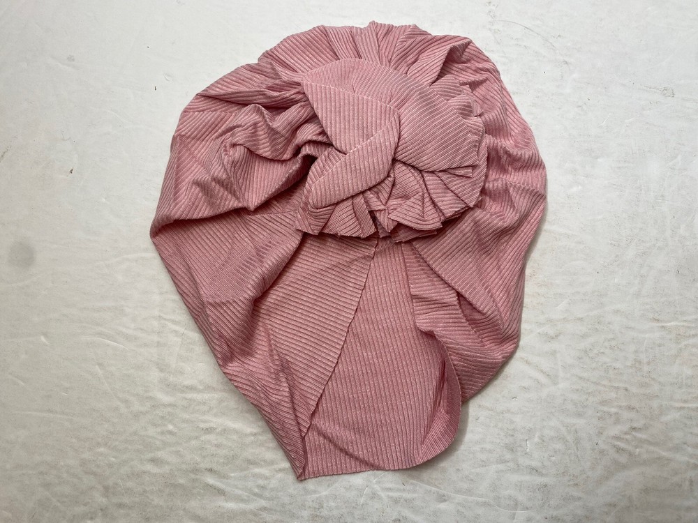 Baby Plain Ribbed Headwrap • Light Pink