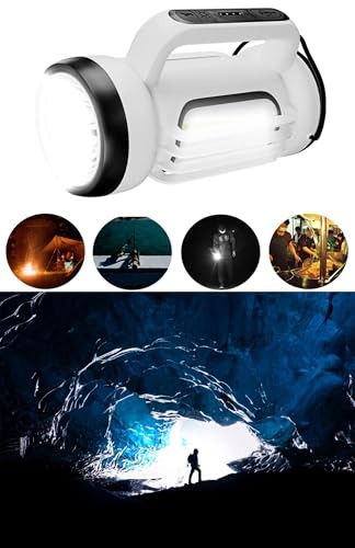 Handheld LED Searchlights Lantern High Power Big White LED Searchlight