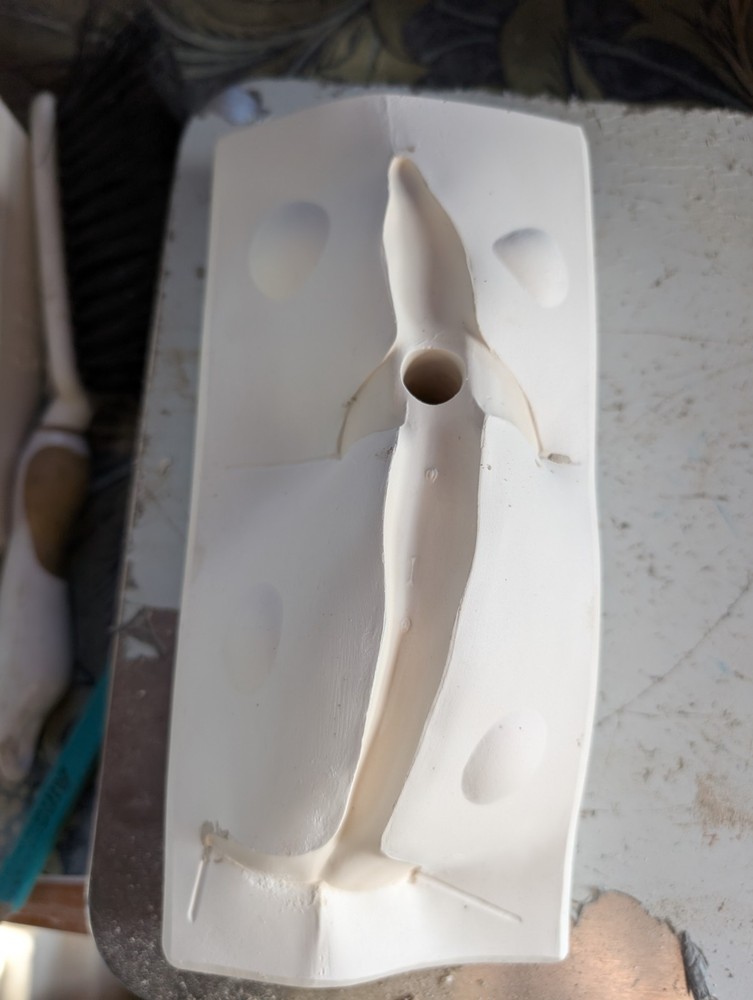Baby Dolphin Vintage Slip Casting Ceramic Mold