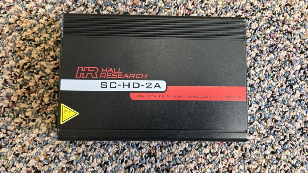 Hall Research SC-HD-2A HDMI Scaler & Audio Embedder / Extractor EUC