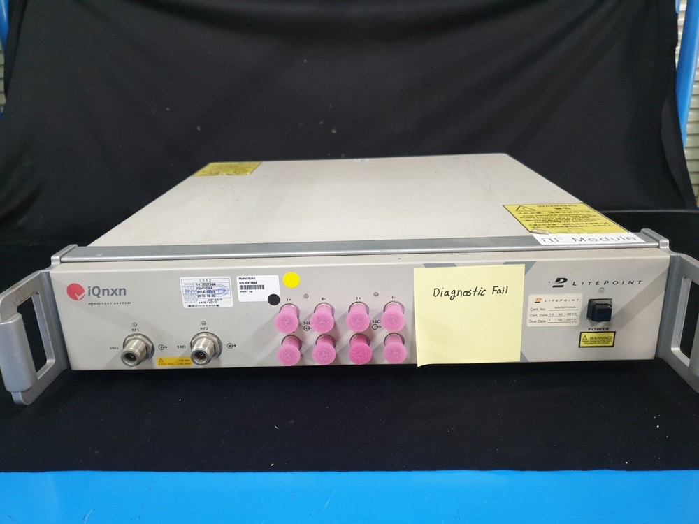 Litepoint IQnxn plus Mimo Test System (0946) : AS-IS : Diagnostic Fail