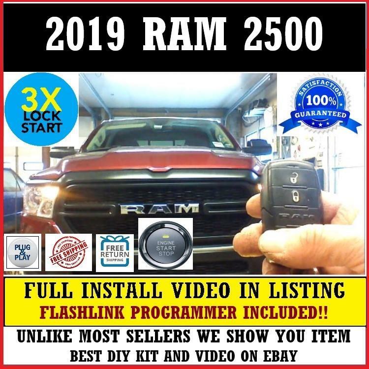 Plug & Play Remote Start 2019 RAM 2500 GAS or DIESEL