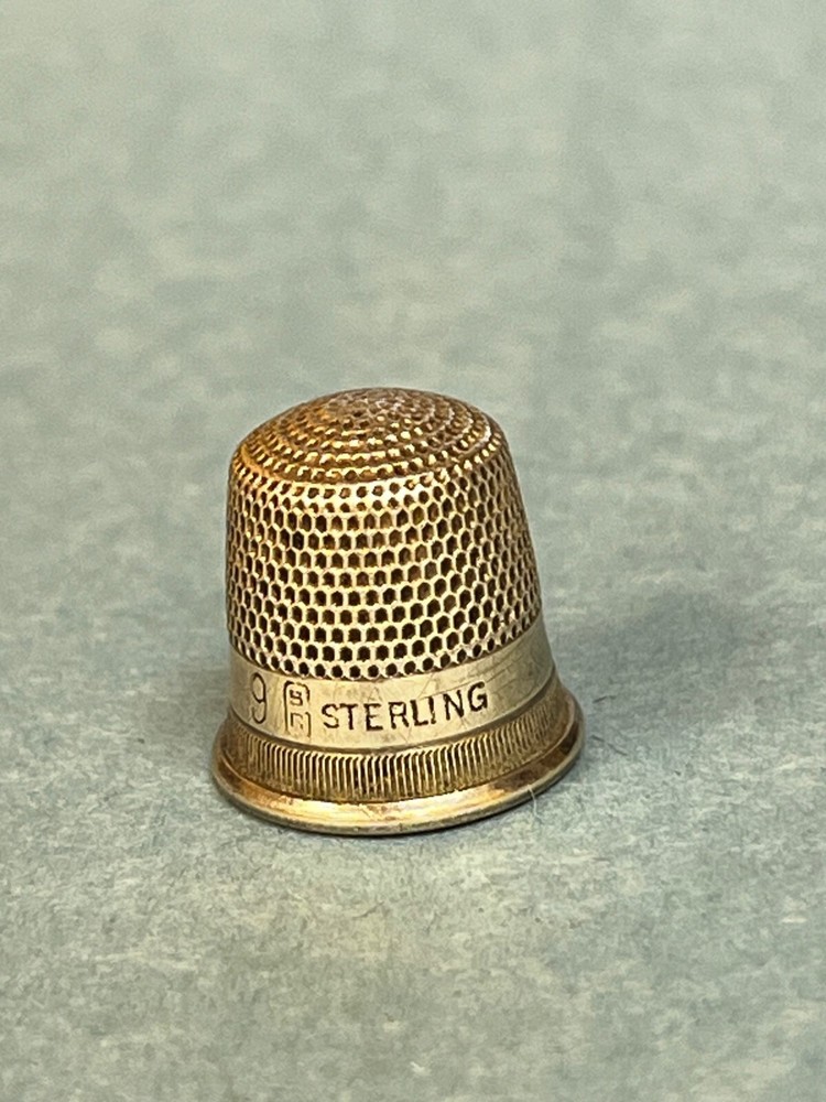 Vintage Sterling Silver Thimble 2.6g