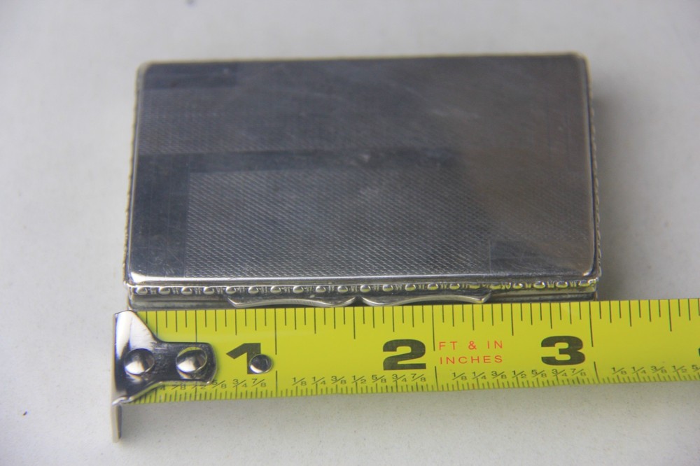 Vintage 800 Silver Compact Box