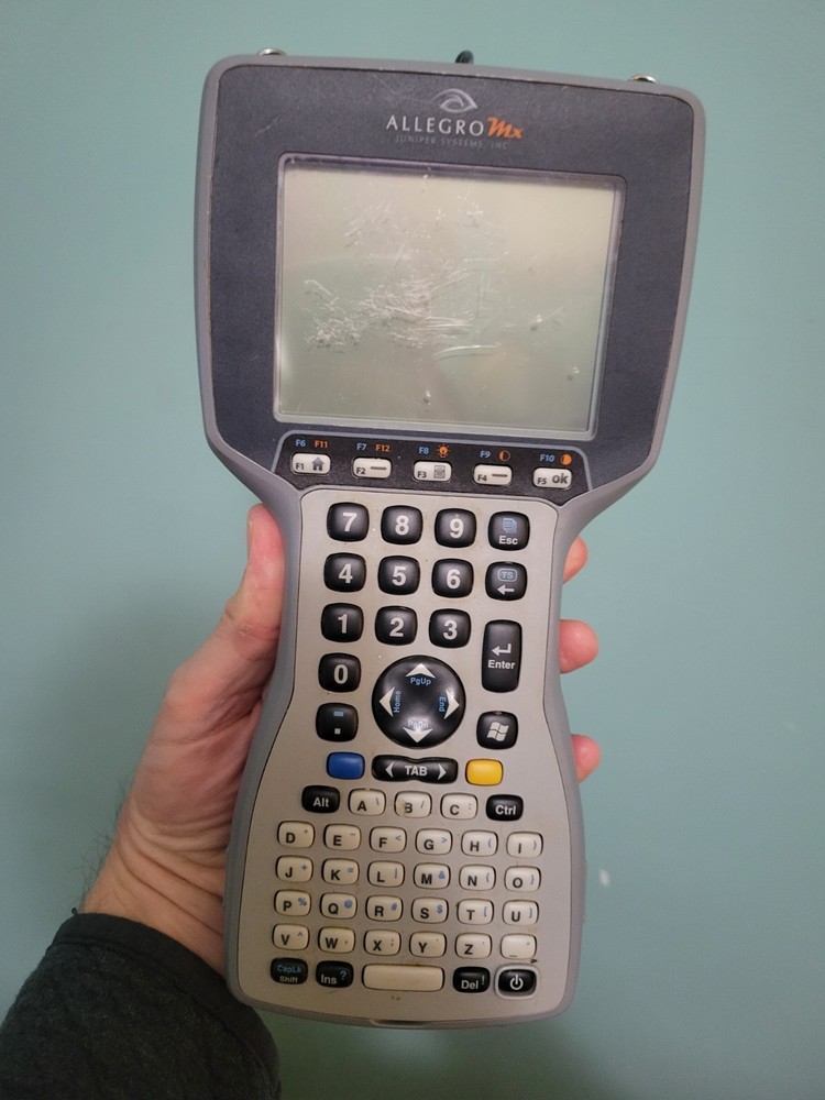 Juniper Systems Allegro MX Gray Portable Handheld Touchscreen Data Collector
