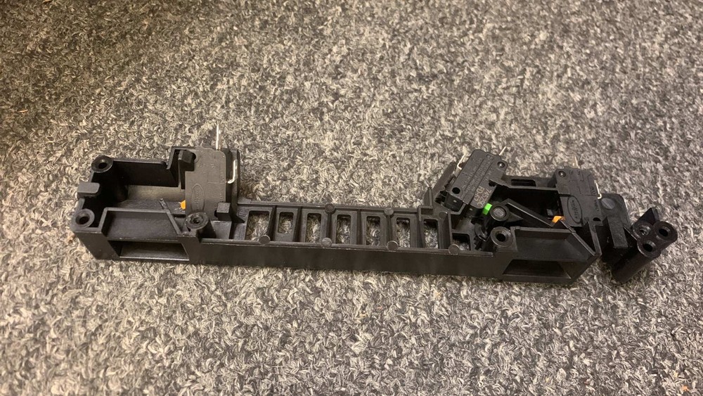 OEM GE Microwave Latch Bracket Assembly for JVM6175SKSS