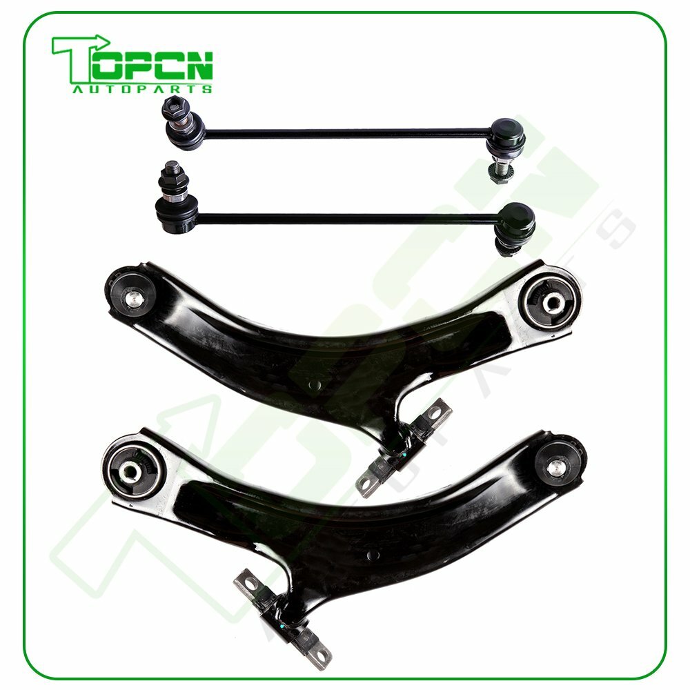 4PC Front Lower Control Arms Sway Bar Links Kit for 2008-2013 Nissan Rogue