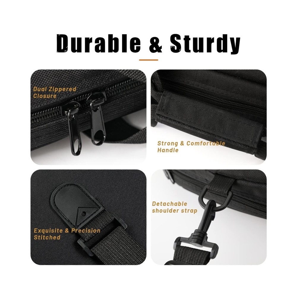 LWANO Compound Bow Case Soft Light-Weight Bow Bag with Arrow Pocket and Backp...