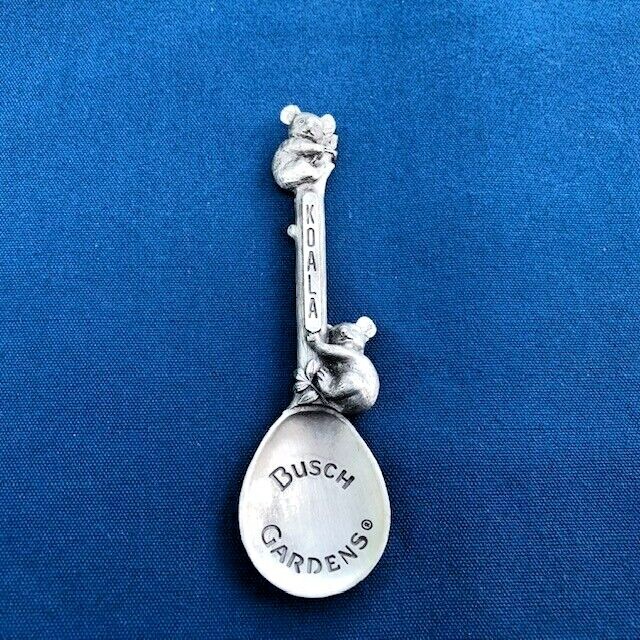 Koala Busch Gardens Pewter Collectable Spoon  FB16