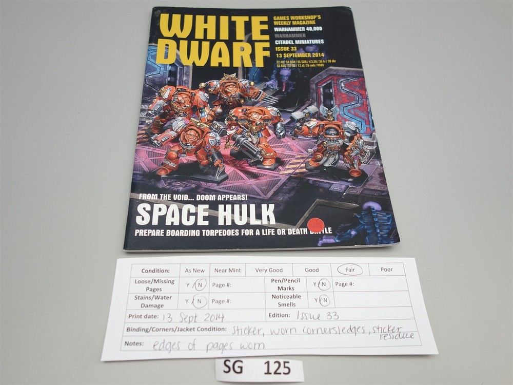 White Dwarf: Issue 33 September 2014 (Games Workshop)