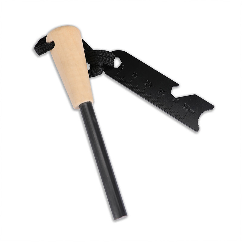 1-5-Pack Flint Fire Starter, Survival Flint Stick Starter with Easy Grip Handle