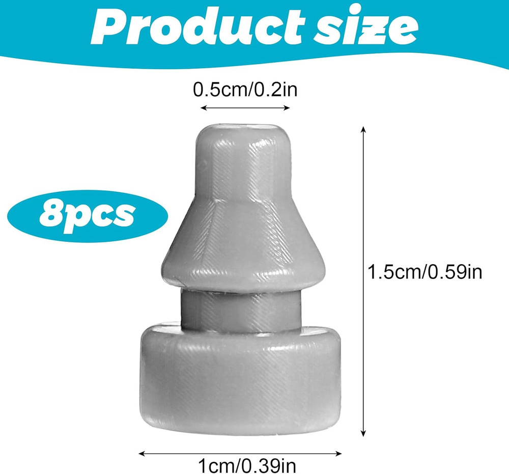 8Pcs Rubber Feet for Slow Cookers Replaceable Slow Cooker Legs Pot Insert Access
