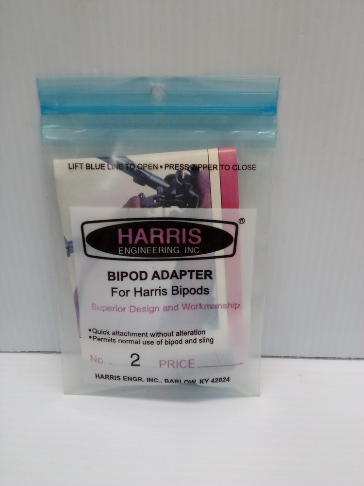 Harris Engineering Bipod 2 Adapter For Hollow Forend Black Finish - NO. 2