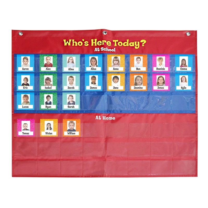 Pocket Chart, Classroom Management Pocket Chart for Classroom Preschool