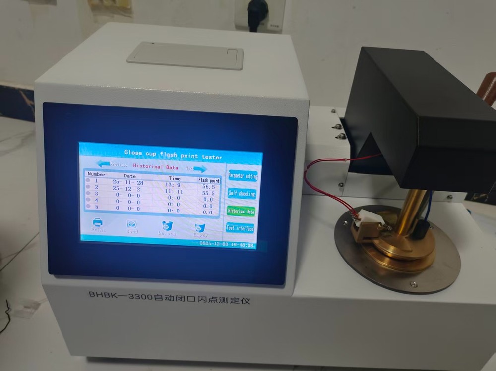 ASTM D93 Automatic Pensky Martens Tester Closed Cup Flash Point Tester