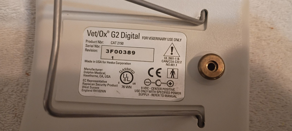 Heska G2 Digital Estate find Untested....