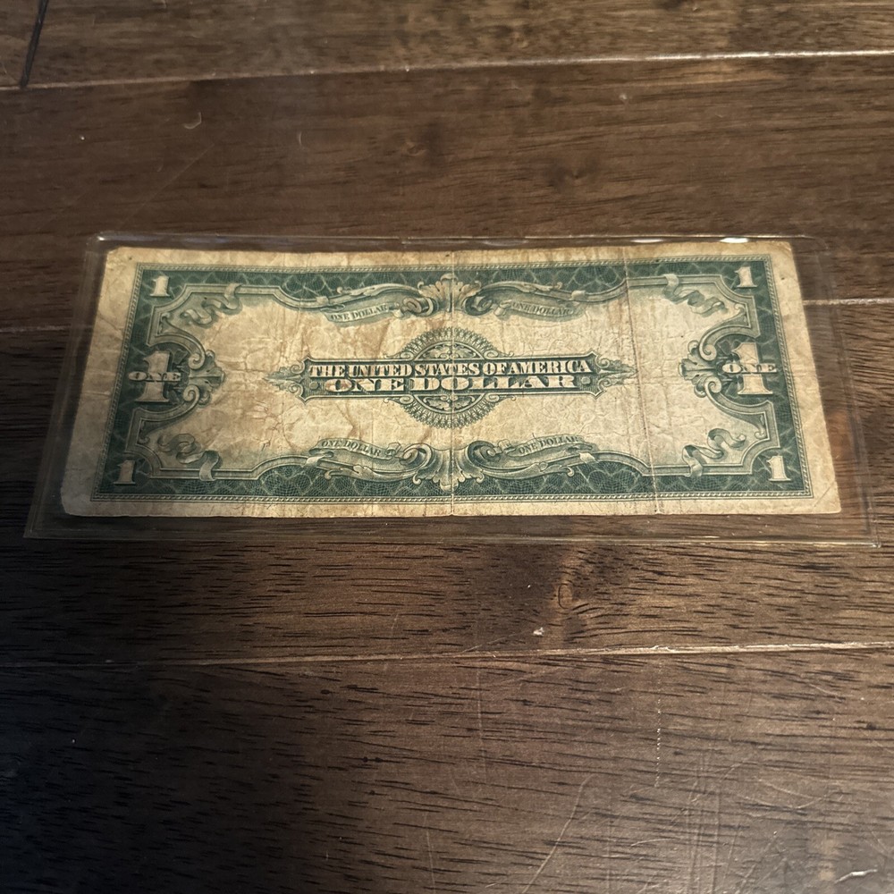 1923 $1 ONE DOLLAR “HORSE BLANKET” SILVER CERTIFICATE LARGE SIZE NOTE