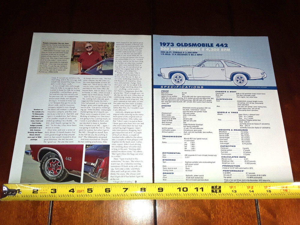 1973 OLDSMOBILE 442 ORIGINAL 2017 ARTICLE