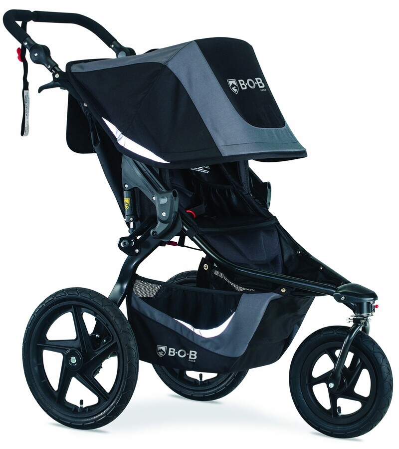 Bob 2024 Revolution Flex 3.0 Single Stroller in Graphite Black