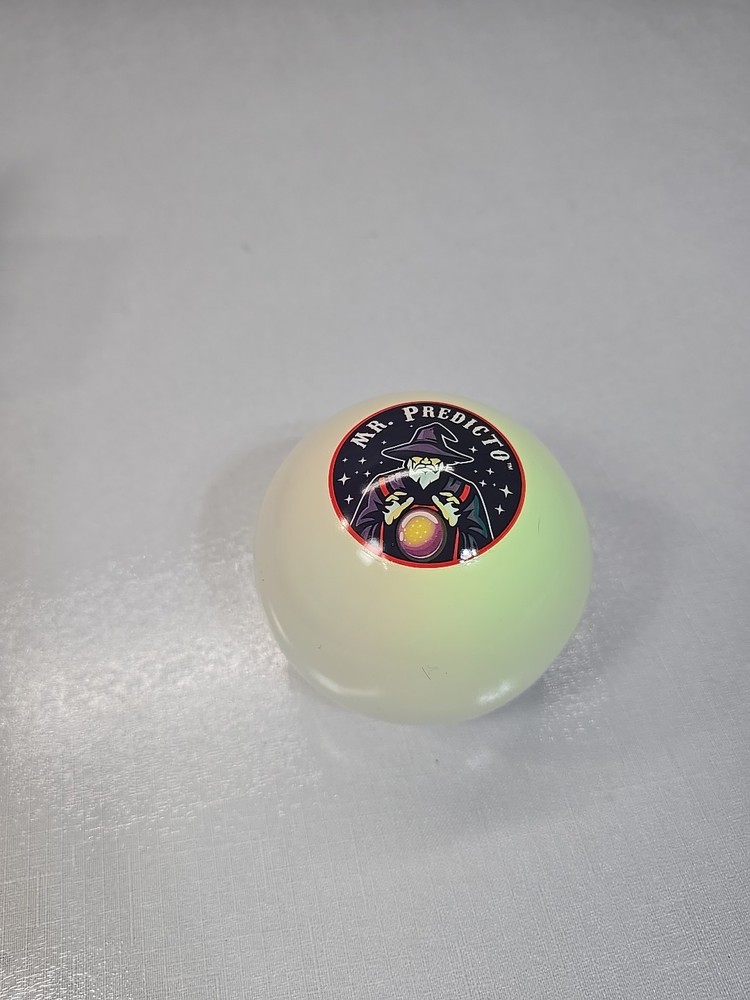 Mr. Predicto Magic Fortune Telling Talking Ball Toy Lights Up Talks Original Box
