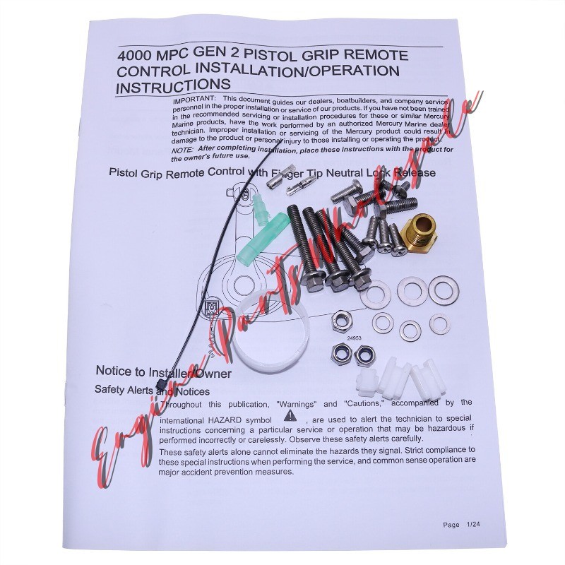 Control Box 4000 Gen 2 Panel Mount Throttle Shifter 883710A02 for Mercury