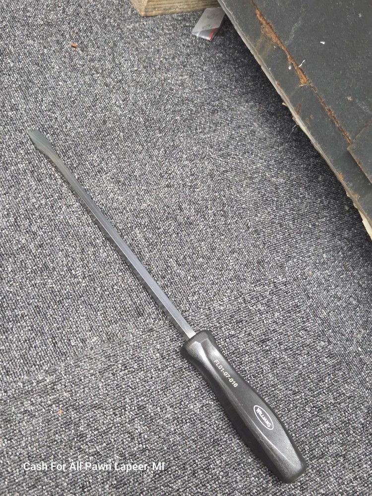 Williams SDS-33 8" Flat Tip Black Hard Handle Screwdriver tool