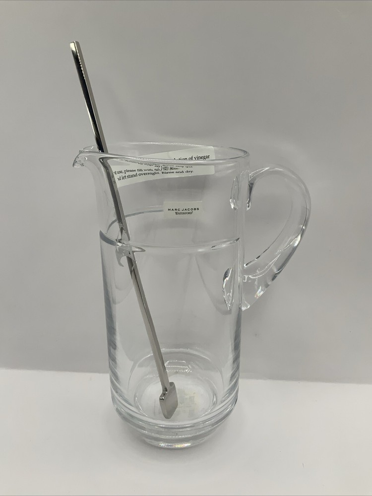 Marc Jacob’s Waterford Pitcher And Stirrer