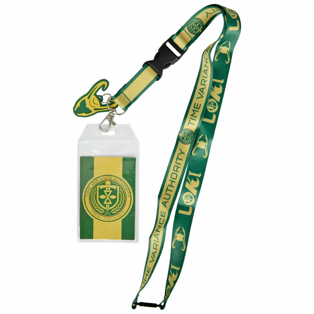 Marvel Loki Time Variance Authority Lanyard Multi-Color Bioworld
