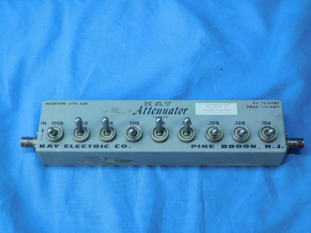 Kay 1/442C 75 OHMS PMAX 1/2 Watt Attenuator