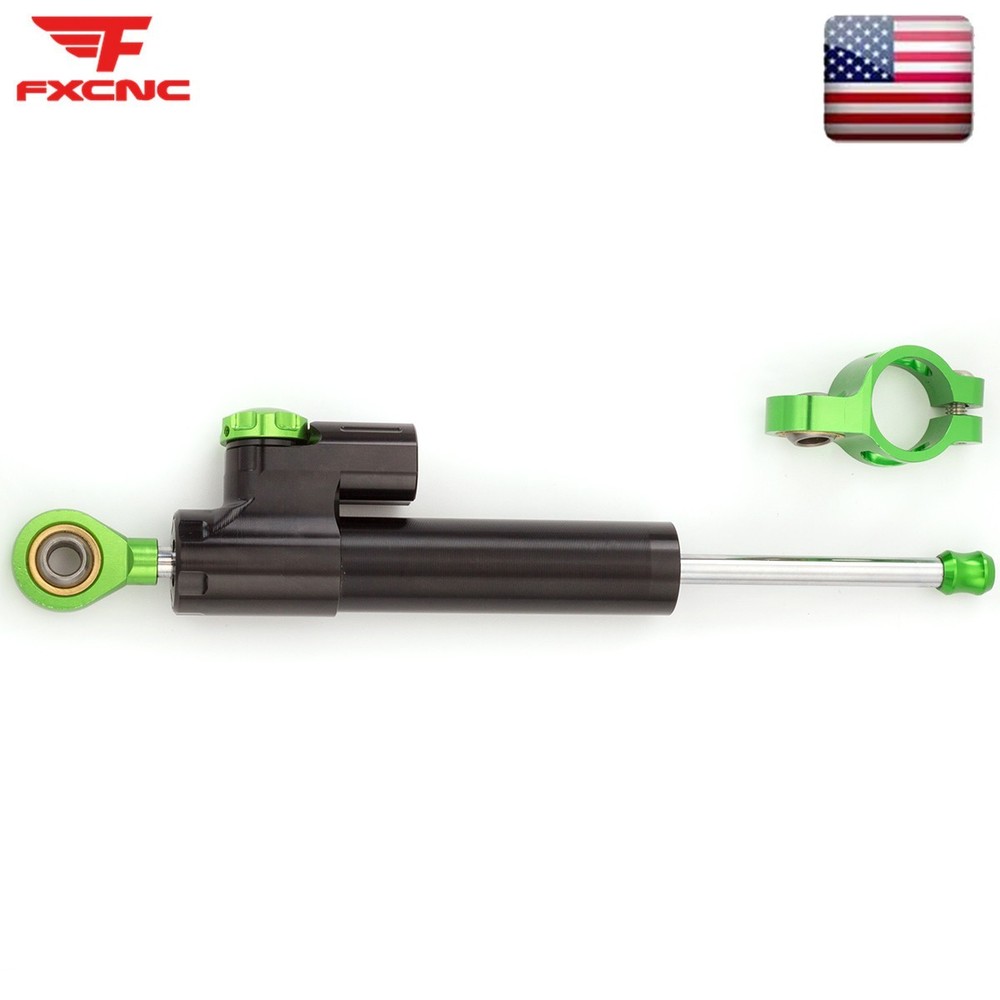 Adjust CNC Steering Damper Linear Stabilizer Reversed Safety Control Damping