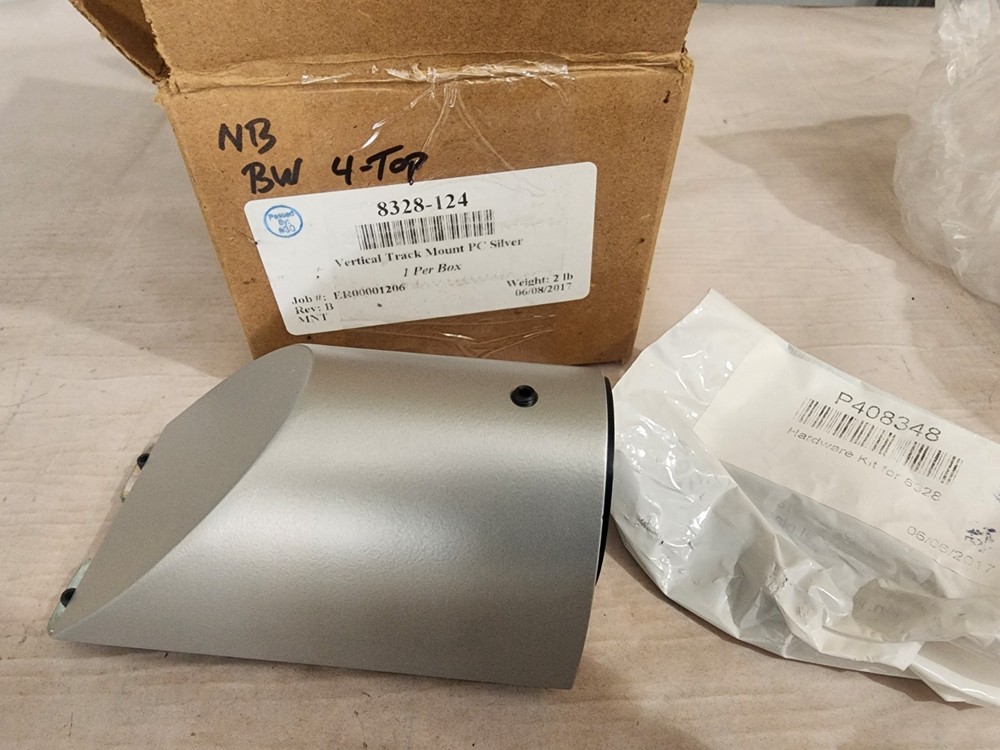 Innovative 8328-124 Vertical Track Mount PC Silver