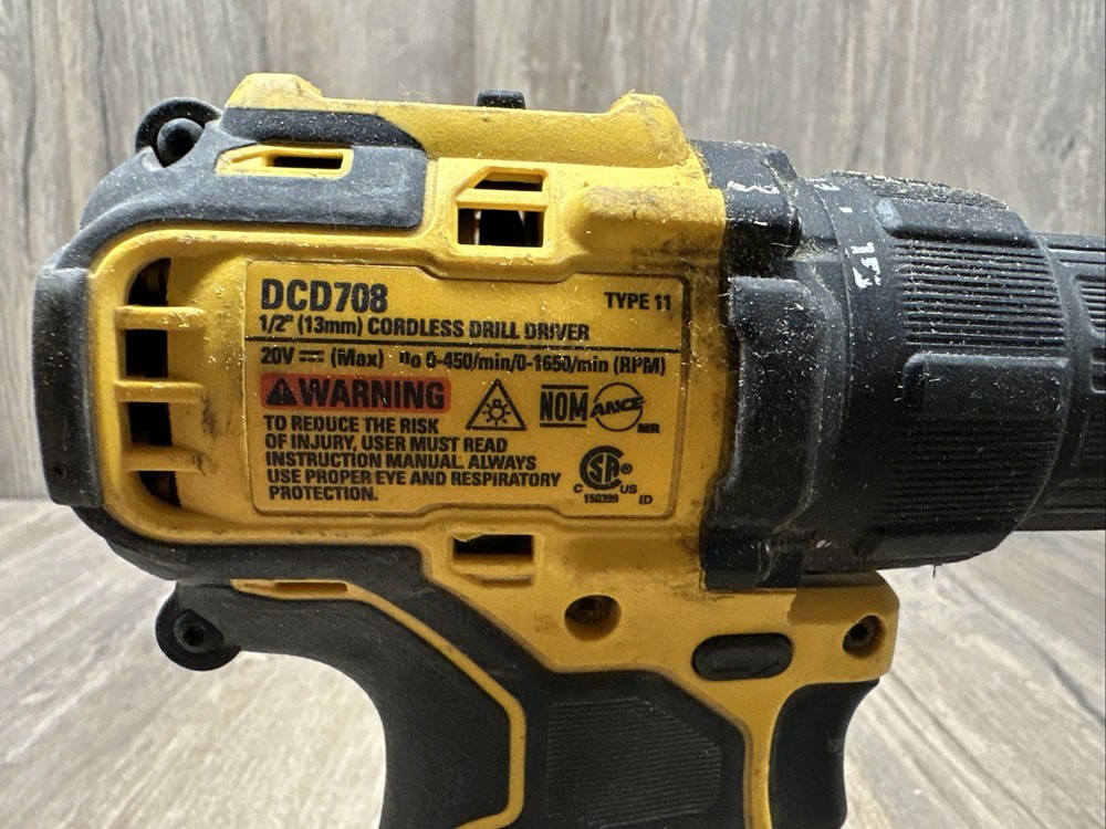 Dewalt DCD708 1/2" (13mm) Cordless Drill Driver (Tool Only)
