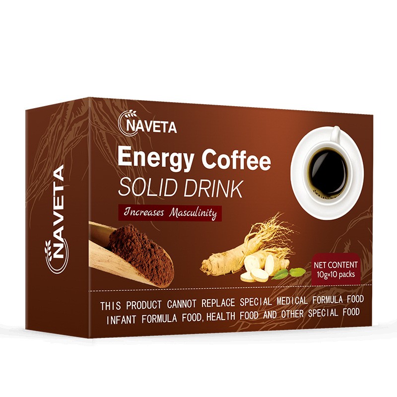 Men's Energy Coffee Instant Coffee - Improves concentration and endurance