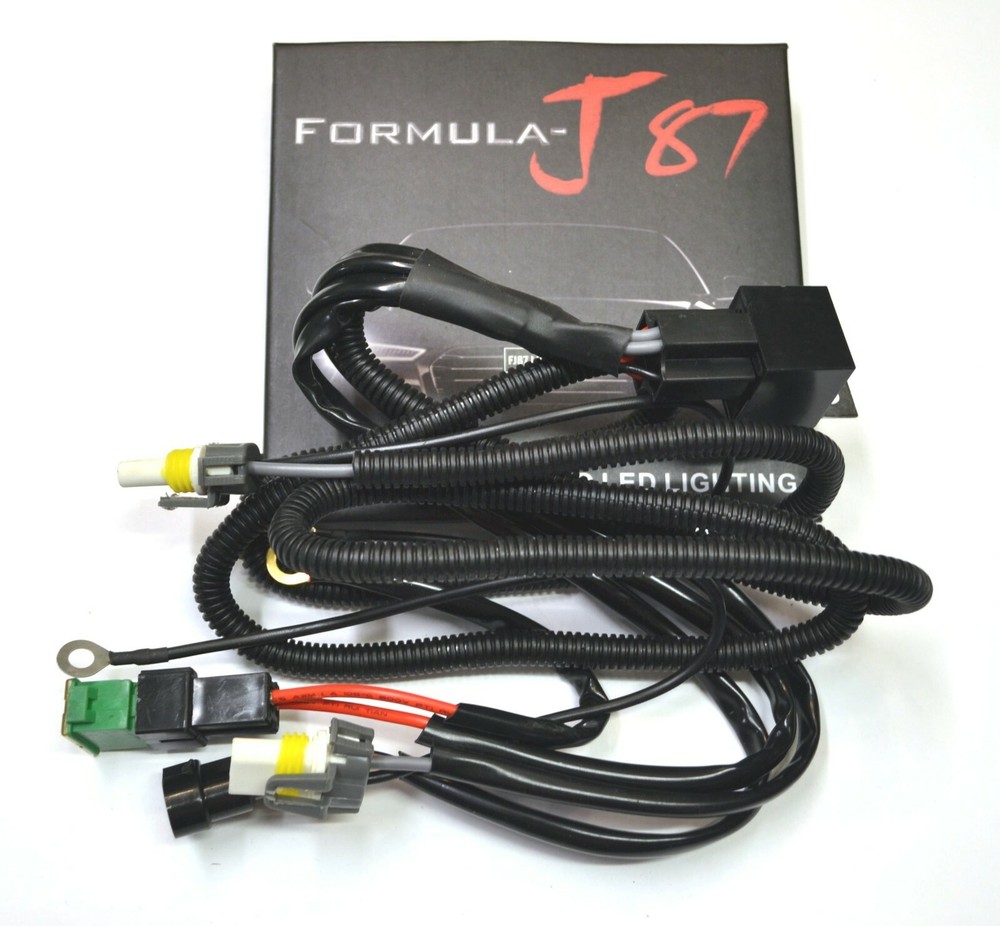 HID Kit Relay Wire Harness 9005 DRL Daytime Replacement Light Ceramic Socket Fit