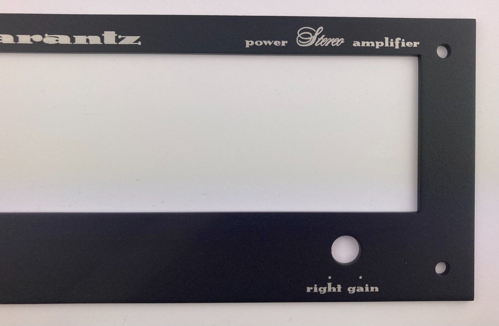 New! Marantz 140 Receiver Front Panel Faceplate (Face Plate) Black