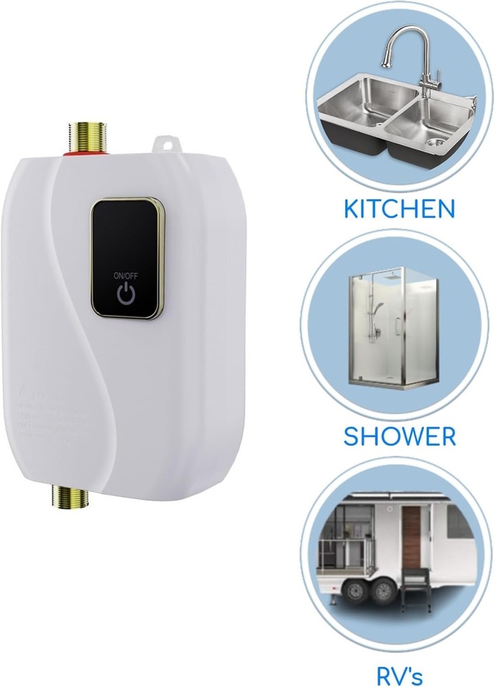 Compact Water Heater Electric Hot Water Heater Under Sink Mini - 3000W 110V