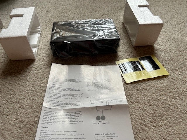 UNUSED MONOPRICE MSV-2 DUAL SOURCE 2-CHANNEL A/B SPEAKER SELECTOR