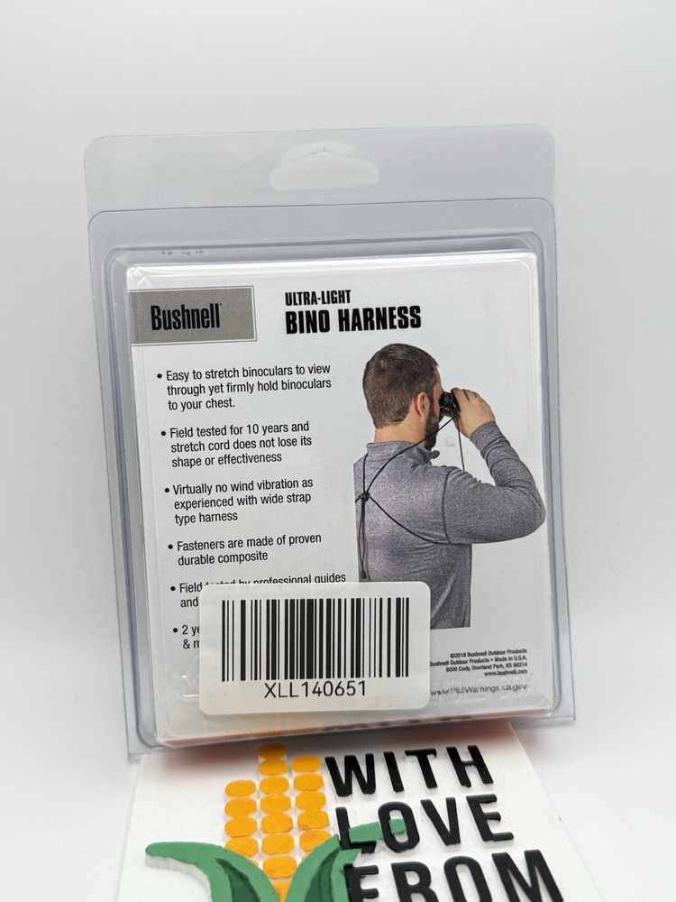 Bushnell Ultra Light Binocular Harness Quick Release Multi Configuration Design