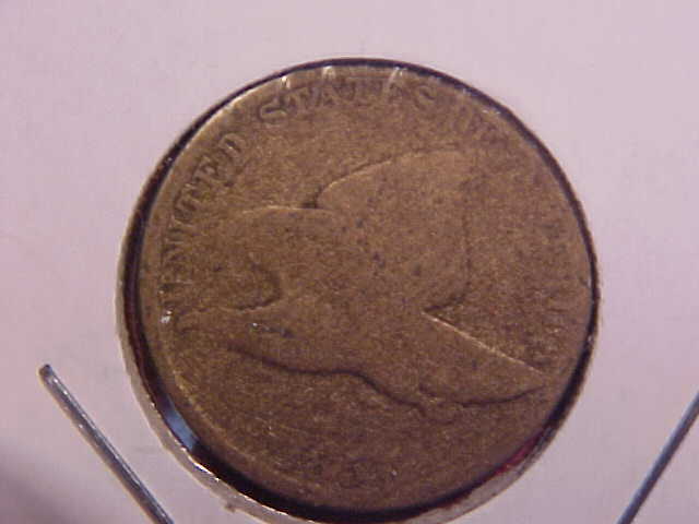 1857 P FLYING EAGLE CENT - LIGHT SCRATCHES - G - SEE PICS! - (N2463)