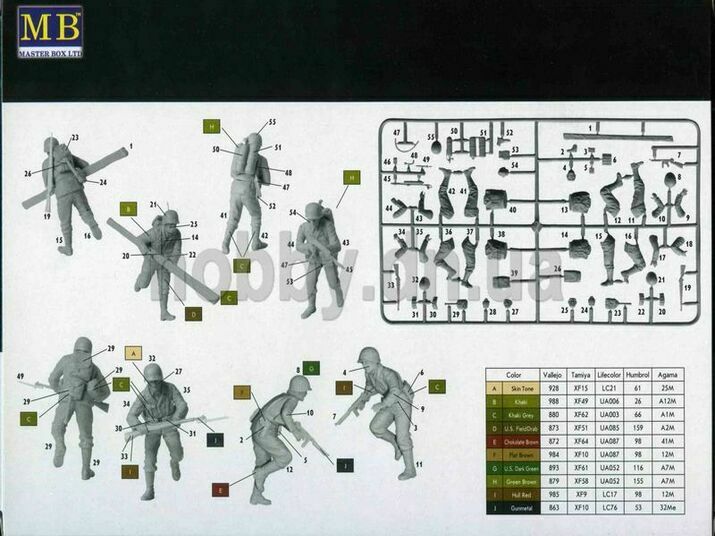 Master Box 3520 - 1/35 - D-Day, 6th June 1944