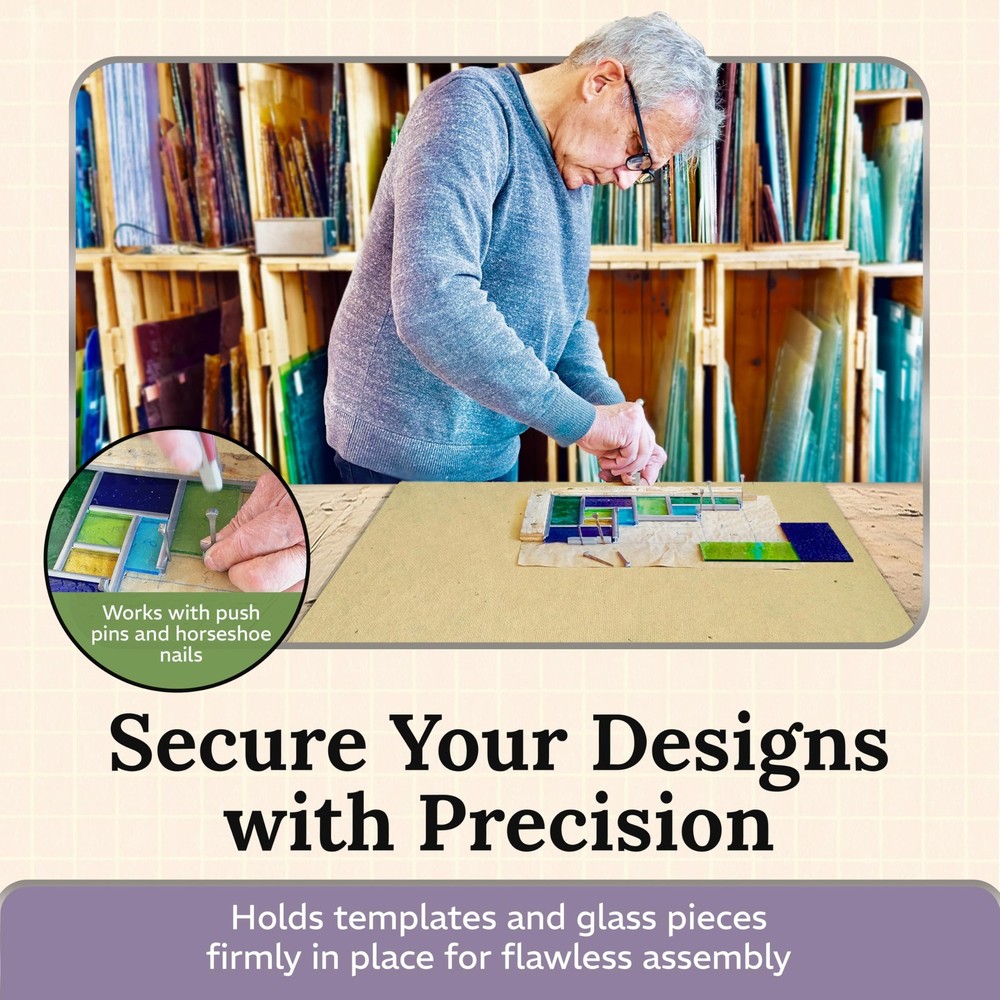 Homasote Board For Stained Glass Work Surface | 24'' x 24'' Homasote Stained ...
